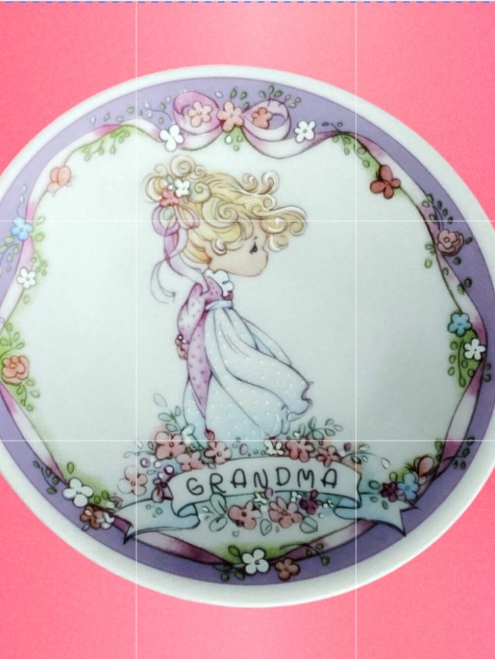 Vintage 1991 Precious Moments "Grandma" Porcelain Sam Butcher #241733 pastels